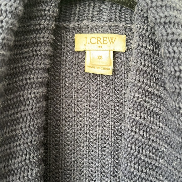 J.Crew navy sweater with pockets - Picture 2 of 2
